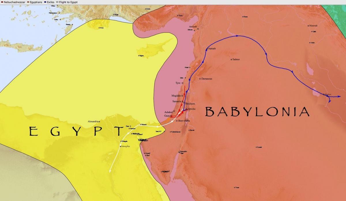 Χάρτης της βαβυλώνας αίγυπτο