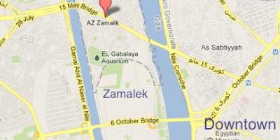 Zamalek, κάιρο χάρτης