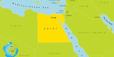 Πρωτεύουσα της αιγύπτου χάρτης